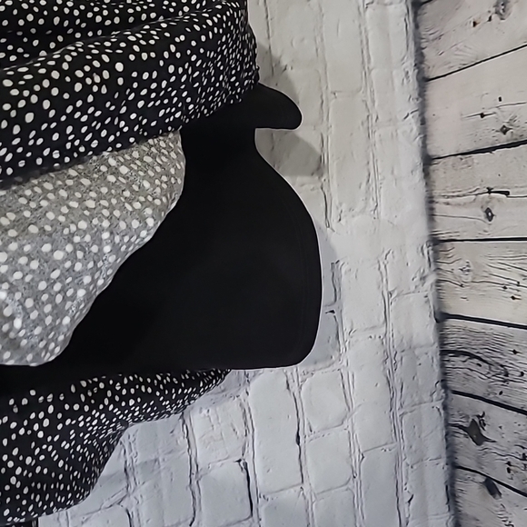 Xhiliration Polka Dot Fit and Flare Dress - Picture 4 of 7